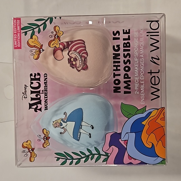 DISNEY Alice in Wonderland Wet n Wild 2 pc. sponge set NIP Ltd. Ed. Make Up - Picture 3 of 5
